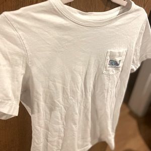 Vineyard Vines White Pocket Tee